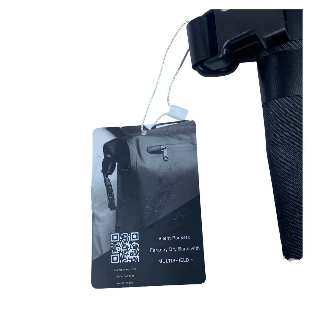 NEW Silent Pocket SLNT Waterproof 2.5 Liter Faraday Dry Bag Military-Grade Nylon
